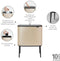 Brabantia Bo Touch Bin - Prullenbak - 3 x 11 liter - Afvalscheiding - Metallic Gold