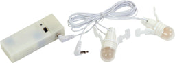 Dickensville Kerstverlichting 2x Led 190 Cm 3v Wit