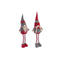 Decoratieve figuren DKD Home Decor Kerstmis Kabouter Polyester (24 x 10 x 73 cm) (2 Stuks)