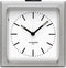 LEFF amsterdam - Block - Alarm - Staal/Wit - Design - Staande Klok