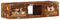 vidaXL - Tv-meubel - wandmontage - 100x32x25 - cm - massief - gerecycled - hout