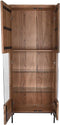 Display Standaard DKD Home Decor 80 x 40 x 197 cm Kristal Aluminium Acacia