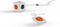 Power Cube - 1500/REMOTE - Afstandsbediening met voetknop - Oranje/Wit
