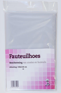 Stoelhoes 158 x 130 cm - Kunststof - Transparant