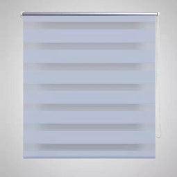 vidaXL - Duo - rolgordijn - 70x120 - cm - wit