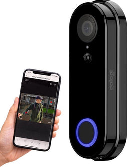 Gologi Video Deurbel - Draadloos - HD Camera met Night Vision en WiFi - Zwart