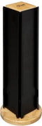 Koffie cup/capsule houder/dispenser hout/metaal zwart 24 cups - Koffiecups houder/standaard - Metalen Dolce Gusto cuphouder