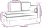 vidaXL - Chaise - longue - met - kussens - en - bolster - fluweel - blauw