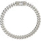 Guess Armband voor heren uit de collectie Link City. De armband heeft stenen diamanten en heeft maat S. De armband heeft de kleur staal en grijs. De referentie is: JUMB04086JWSTS, Gelegee...