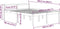 vidaXL - Seniorenbed - massief - grenenhout - 150x200 - cm