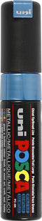 Verfstift posca pc8k b schuin metallic blauw
