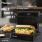 Bestron APM124BL - Contactgrill - 1000W - 22,5x14cm - Zwartmat