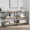 vidaXL - Wandtafel - 150x29x75 - cm - bewerkt - hout - sonoma - eikenkleurig