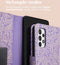 iMoshion Hoesje Geschikt voor Samsung Galaxy A52 (4G) / A52s / A52 (5G) Hoesje Met Pasjeshouder - iMoshion Design Bookcase smartphone - Meerkleurig / Purple White Flowers