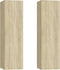vidaXL - Tv-meubels - 2 - st - 30,5x30x110 - cm - bewerkt - hout - sonoma - eikenkleurig