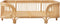 OYOY Otto Hondenmand Large - Rotan - H31 x L88 x B69 cm