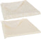 J-Line tafelkleed Indi - textiel - beige - 2 stuks