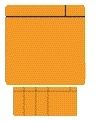 Smit Visual - Magneet scrum 75x75mm oranje 5 stuks