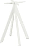 Infinity Terrastafel Wit Frame + Tropical Wood HPL 70 cm - Essentials 120021270