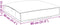vidaXL - Palletkussen - voor - Zit - Wijnrood - 80x80x12 - cm - Oxfordstof