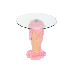 Bijzettafel Home ESPRIT Roze 48 x 48 x 49 cm