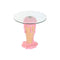 Bijzettafel Home ESPRIT Roze 48 x 48 x 49 cm