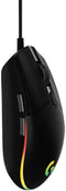 Logitech G203 LIGHTSYNC - Bedrade Gaming Muis - 8000dpi RGB verlichting - Zwart