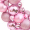 vidaXL - Kerstkrans - 45 - cm - polystyreen - roze