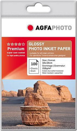 AP210100A6 AP PHOTO INKJET PAPER 100SHEETS 210GR