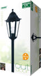 Ranex 5000.037 - Tuinpaal - Klassiek lantaarnpaal - E27 fitting - 125 cm - Weersbestendig - Aluminium Glas