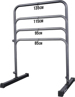 Levitate Bar - Verstelbare optrekstang - Grijs - 4 hoogtes