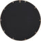 vidaXL - Tuinspiegel - rond - 40x4 - cm - ijzer - zandkleurig