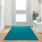 vidaXL - Deurmat - Wasbaar - Cyan - 120x350 - cm
