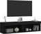 vidaXL - Tv-meubels - met - LED-verlichting - 2 - st - 60x30x30 - cm - zwart