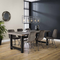 AnLi Style Eetkamertafel 200 acasia rough grey