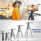 Studio ME Telefoon Statief - 128 cm - Tripod - Inclusief Bluetooth Afstandsbediening - Zwart