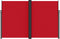 vidaXL - Windscherm - uittrekbaar - 220x1200 - cm - rood