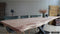 Old Inn - Eetkamertafel - Boomstamtafel - Industrieel - Acaciahout - Metalen V-poot - 240x100x77cm