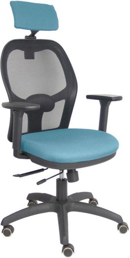 Bureaustoel met hoofdsteun P&C B3DRPCR Licht Blauw