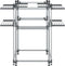 vidaXL - Wasrek - 107x107x120 - cm - aluminium