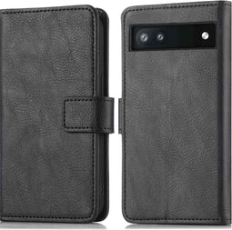 imoshion Google Pixel 6a - Luxe Bookcase - 3 pasjes - Zwart