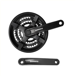 Shimano crankstel fc-ty301, 6/7/8-speed, 48/38/28t