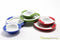 Adhome Warmhoudbord Ornamin - Isolerend bord - Diameter 25,5 cm - Hoogte 4,2 cm - Kleur rood
