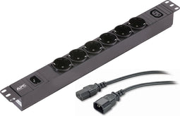 APC Easy Basic Rack PDU EPDU1010B-SCH - Voedingsverdeeleenheid (rack-uitvoering)