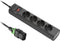APC PDU stekkerdoos / 4x Stopcontact / locking C14 stekker