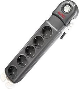 APC PL5B-DE Overspanningsbeveiliging / 5x stopcontact / Zwart / 230V