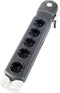 APC PL5B-DE Overspanningsbeveiliging / 5x stopcontact / Zwart / 230V
