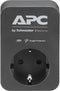 APC PME1WB-GR tussenstekker met overspanningsbeveiliging 3680W 1x stopcontact