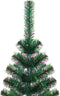 vidaXL - Kunstkerstboom - met - iriserende - uiteinden - 120 - cm - PVC - groen