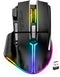 Spirit of Gamer PRO M5 DARK WIRELESS - Gaming Muis - RF Wireless + Bluetooth + USB Type-C - 8000 DPI - Zwart